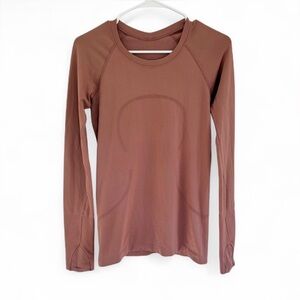 Lululemon Swiftly Tech Long Sleeve Shirt 2.0 Spiced Chai Size 6 Running Workout